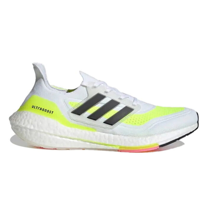 Giày Adidas Ultra Boost 21 White Solar Yellow Like Auth