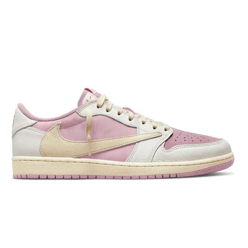 Giày Air Jordan 1 Low OG x Travis Scott Pink Shy Like Auth