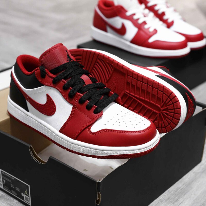 Giày Air Jordan 1 Low Reverse ‘Black Toe’ 2.0 Best Quality