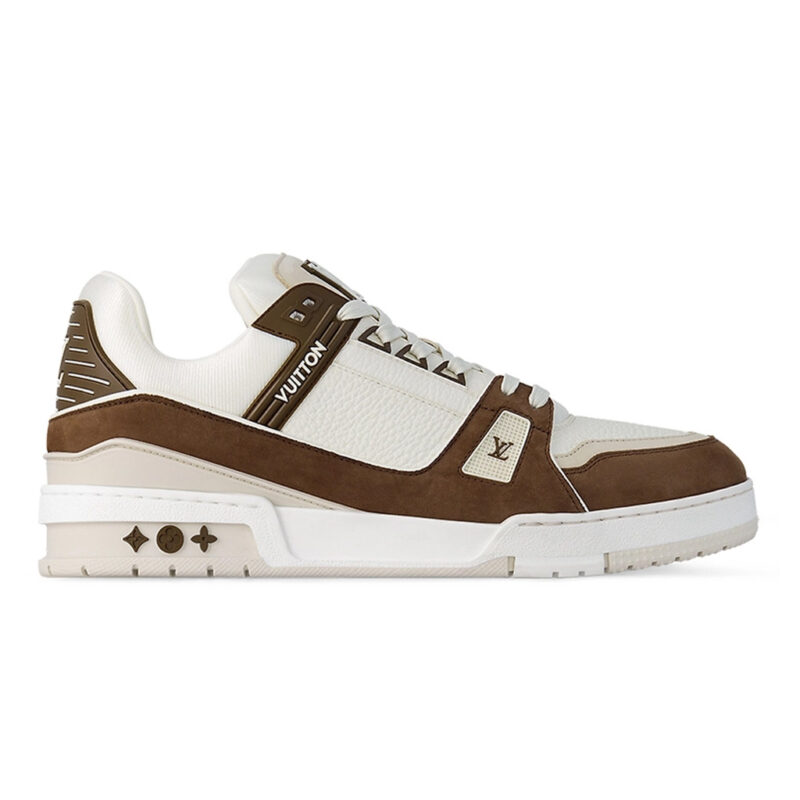 Giày Louis Vuitton LV Trainer Moka Mocha Like Auth