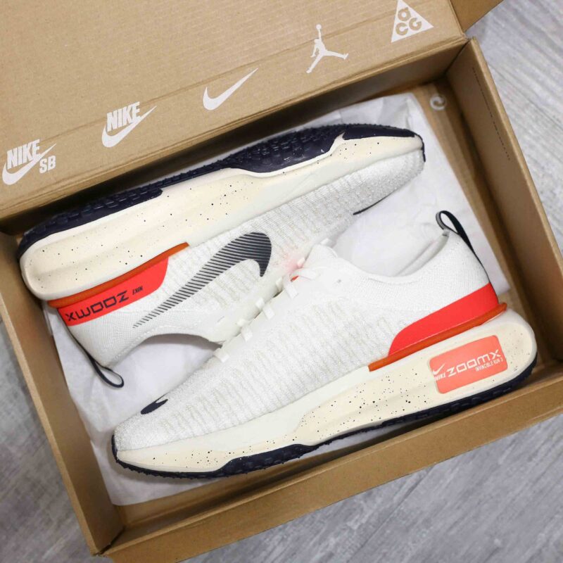 Giày Nike Invincible Run 3 ‘White Bright Crimson’ Best Quality