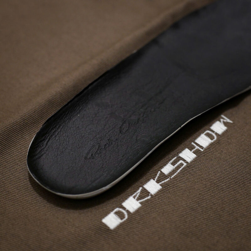 Giày Rick Owens Leather Vintage 'Black Milk White'