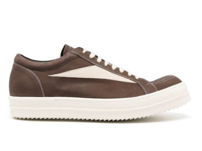 (BEST) Rick Owens Luxor Suede ‘Brown’ Sneakers