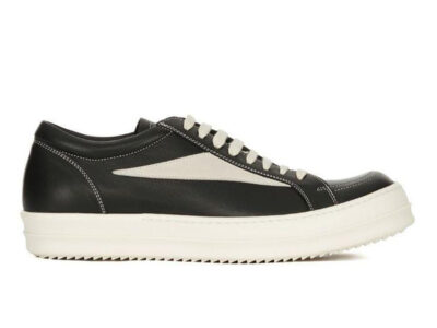 Giày Rick Owens Vintage Sneaks Black Milk White Like Auth