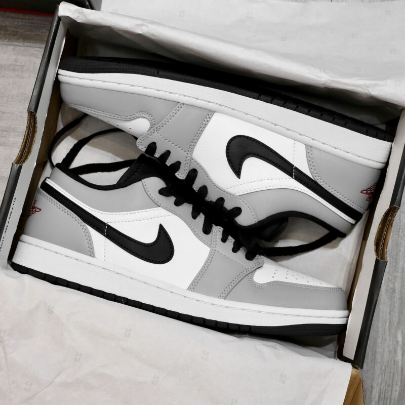 Giày Air Jordan 1 Low 'Light Smoke Grey'