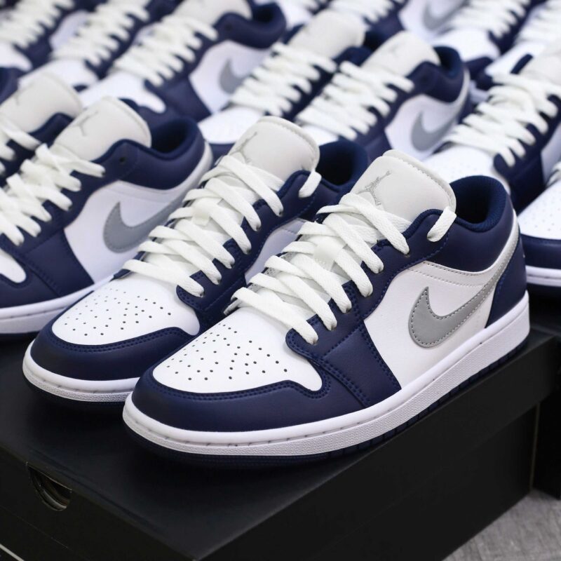 Giày Air Jordan 1 Low ‘Midnight Navy’ Like Auth