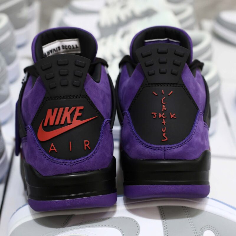 Giày Air Jordan 4 Retro Travis Scott Purple Best Quality