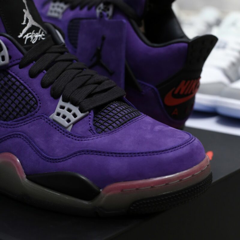 Giày Air Jordan 4 Retro Travis Scott Purple Best Quality