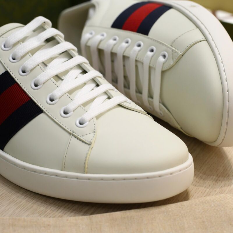 Giày Gucci Ace White Blue Red Best Quality