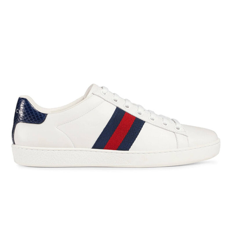 Giày Gucci Ace White Blue Red Best Quality