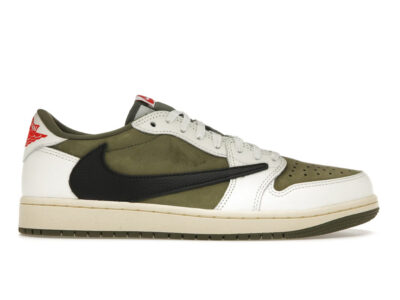 Giày Nike Jordan 1 Low OG x Travis Scott ‘Medium Olive’ Like Auth