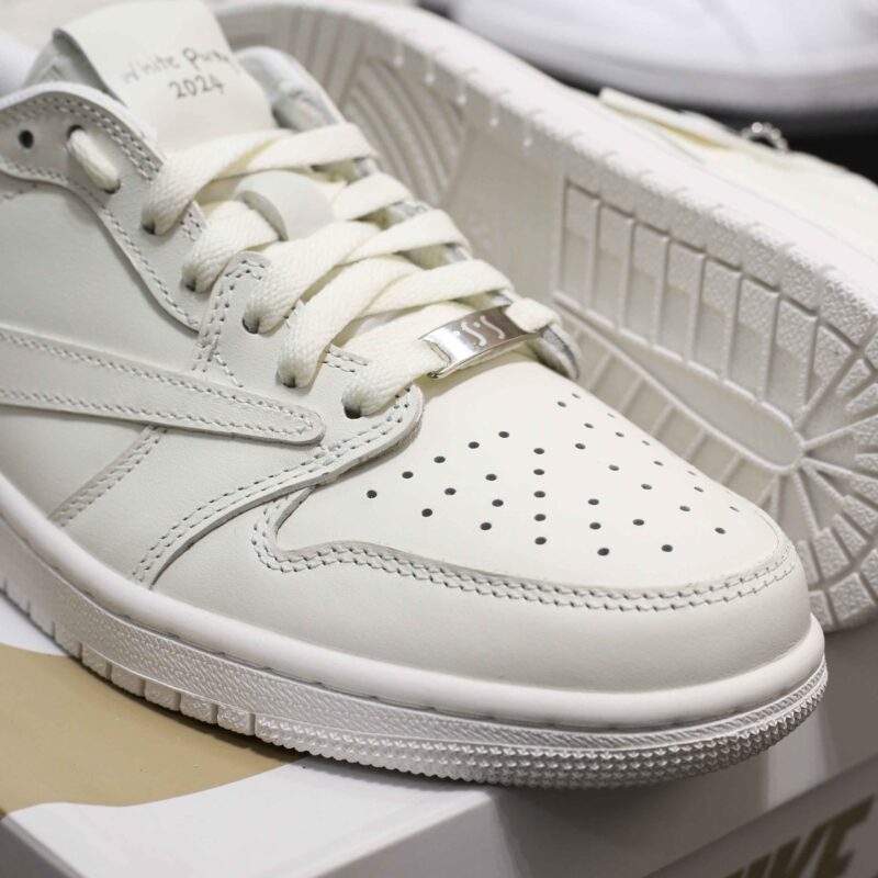 Giày Air Jordan 1 Low x Travis Scott White Party Best Quality