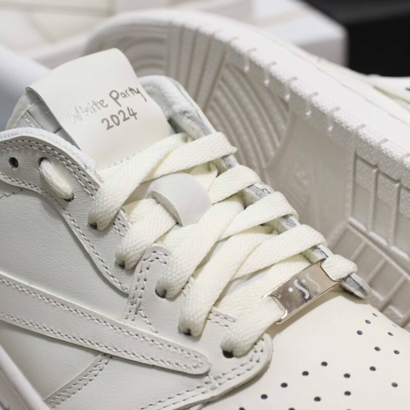 Giày Air Jordan 1 Low x Travis Scott White Party Best Quality