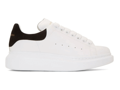 Giày Alexander Mcqueen gót Nhung Đen