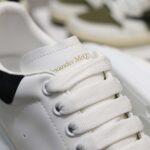 Giày Alexander Mcqueen gót Nhung Đen