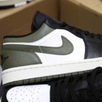 Giày Nike Air Jordan 1 Low Black Toe Medium Olive Best Quality