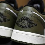 Giày Nike Air Jordan 1 Low Black Toe Medium Olive Best Quality