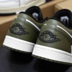 Giày Nike Air Jordan 1 Low Black Toe Medium Olive Best Quality