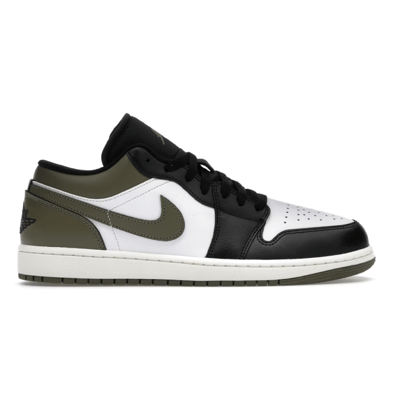 Giày Nike Air Jordan 1 Low Black Toe Medium Olive Best Quality