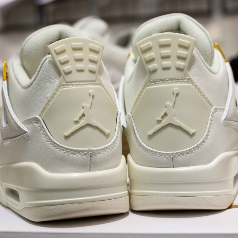 Giày Nike Air Jordan 4 ‘Sail Metallic Gold’