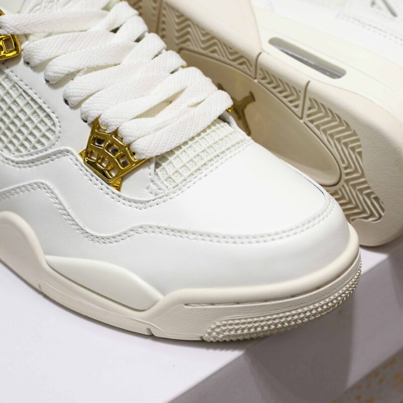 Giày Nike Air Jordan 4 ‘Sail Metallic Gold’