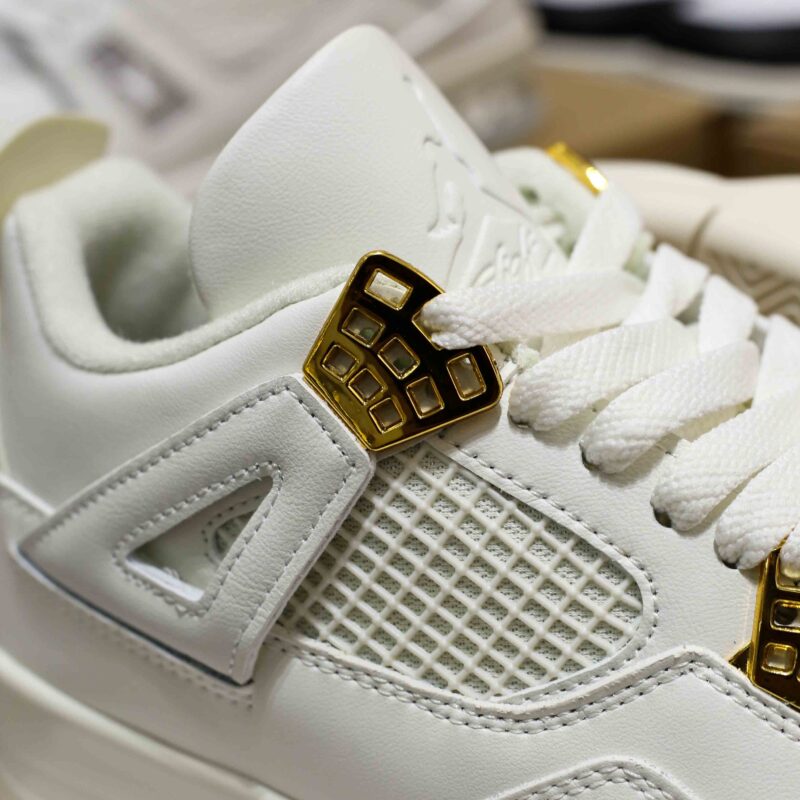 Giày Nike Air Jordan 4 ‘Sail Metallic Gold’