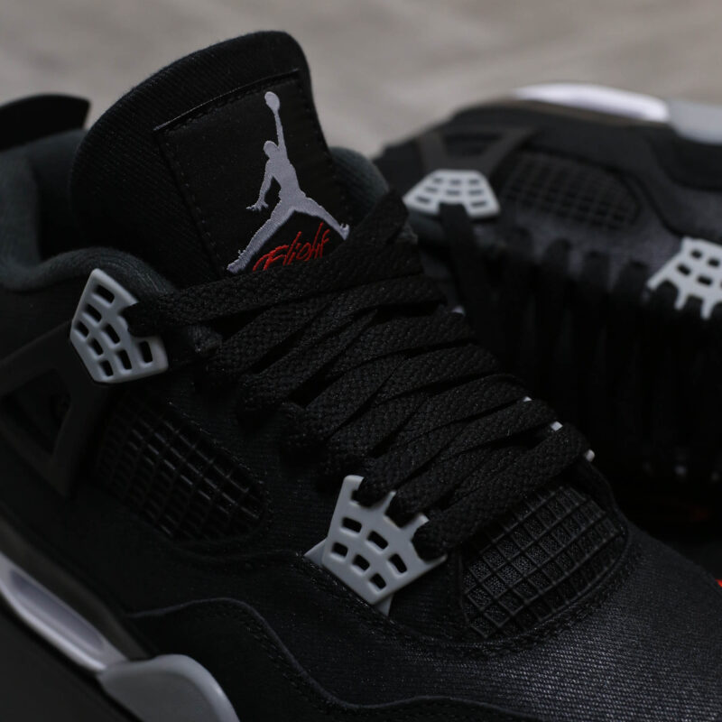 Giày Air Jordan 4 Retro SE ‘Black Canvas’ Best Quality