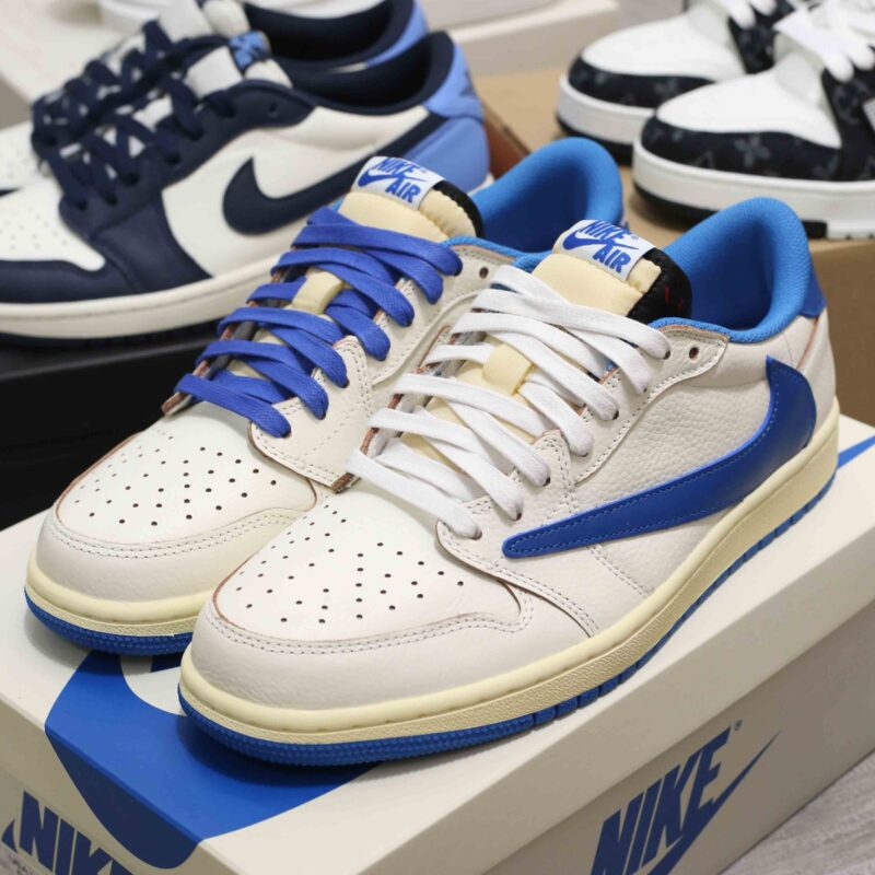 Giày Nike Air Jordan 1 Low Travis Scott x Fragment 2.0 2025 Like Auth