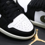 Giày Air Jordan 1 Low ‘Black Toe Medium Olive’ Like Auth