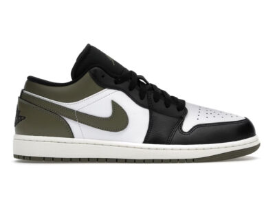 Giày Air Jordan 1 Low ‘Black Toe Medium Olive’ Like Auth
