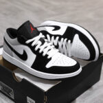 Giày Air Jordan 1 Low SE White Fire Red Black Matte Silver Best Quality