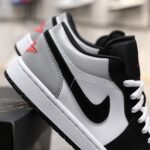 Giày Air Jordan 1 Low SE White Fire Red Black Matte Silver Best Quality