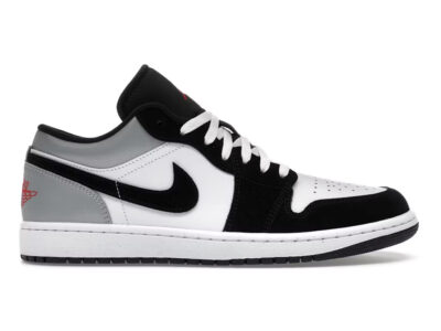 Giày Air Jordan 1 Low SE ‘White Fire Red Black Silver’ Like Auth