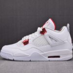 (BEST) Air Jordan 4 Retro 'METALLIC RED'