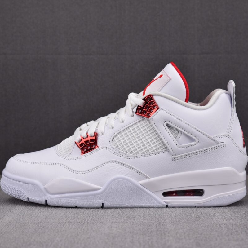 (BEST) Air Jordan 4 Retro 'METALLIC RED'