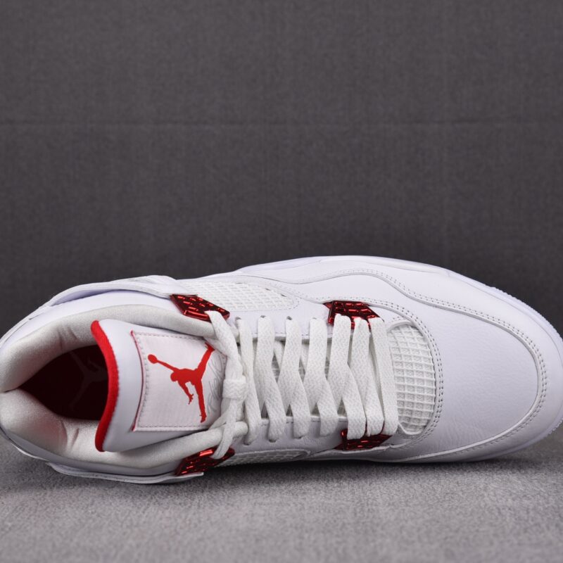(BEST) Air Jordan 4 Retro 'METALLIC RED'
