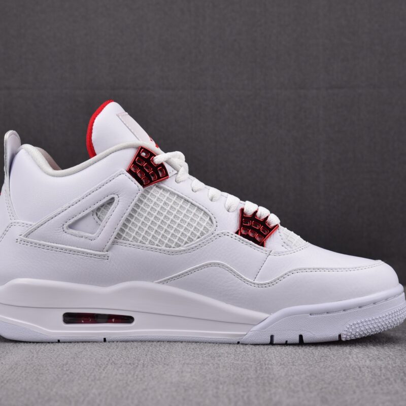 (BEST) Air Jordan 4 Retro 'METALLIC RED'