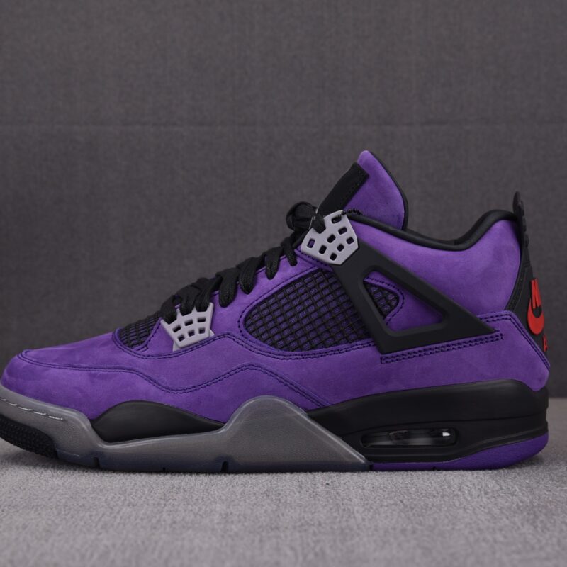 (BEST) Travis Scott x Air Jordan 4 Retro 'PURPLE'