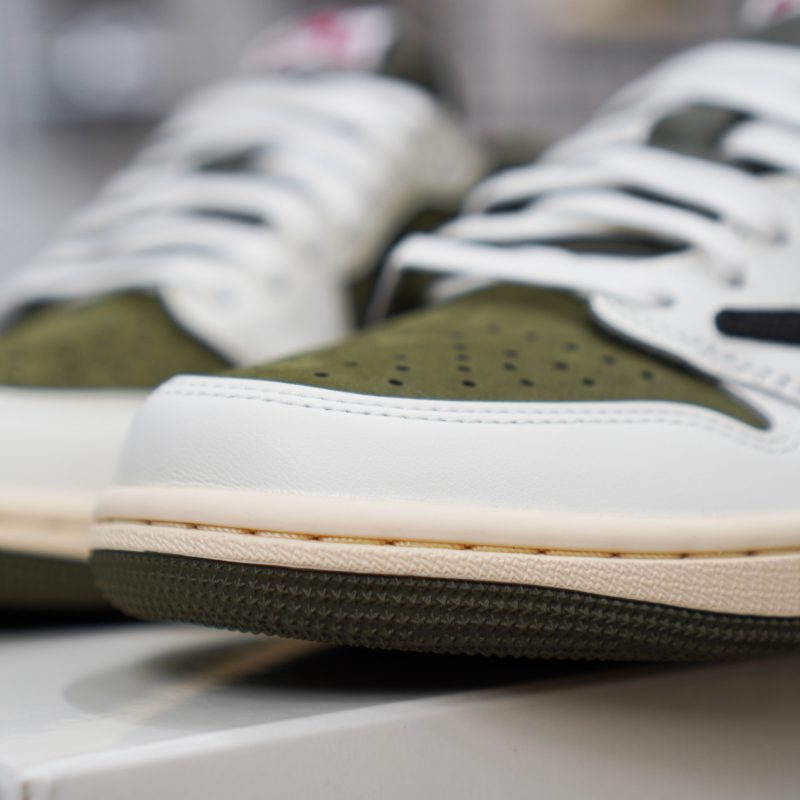 (BEST) Travis Scott x Jordan 1 Low OG 'Medium Olive'