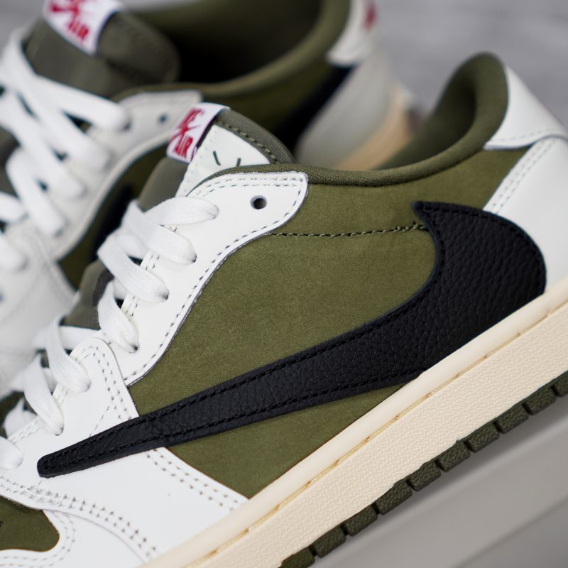 (BEST) Travis Scott x Jordan 1 Low OG 'Medium Olive'