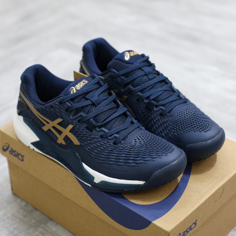 Giày ASICS Gel Resolution 9 'FRENCH BLUE/PURE GOLD'