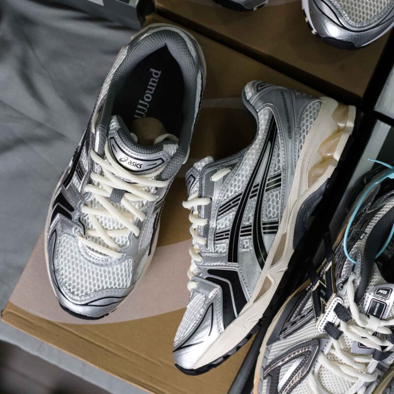 Giày Asics x JJJJound Gel-Kayano 14 ‘Silver Black’