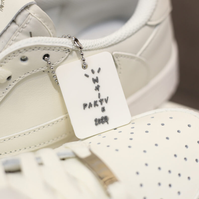 Travis Scott x Air Jordan 1 Low 'White Party'