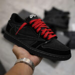 Giày Air Jordan 1 Low Retro OG SP x Travis Scott ‘Black Phantom