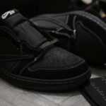 Giày Air Jordan 1 Low Retro OG SP x Travis Scott ‘Black Phantom