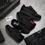 Giày Air Jordan 1 Low Retro OG SP x Travis Scott ‘Black Phantom