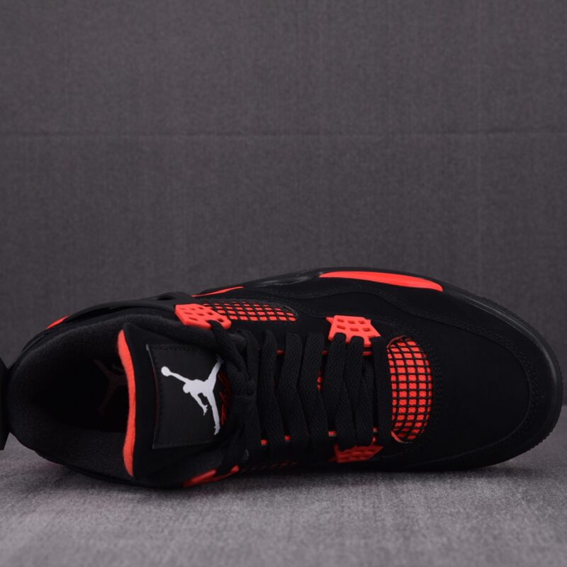 (BEST) Air Jordan 4 Retro 'RED THUNDER'