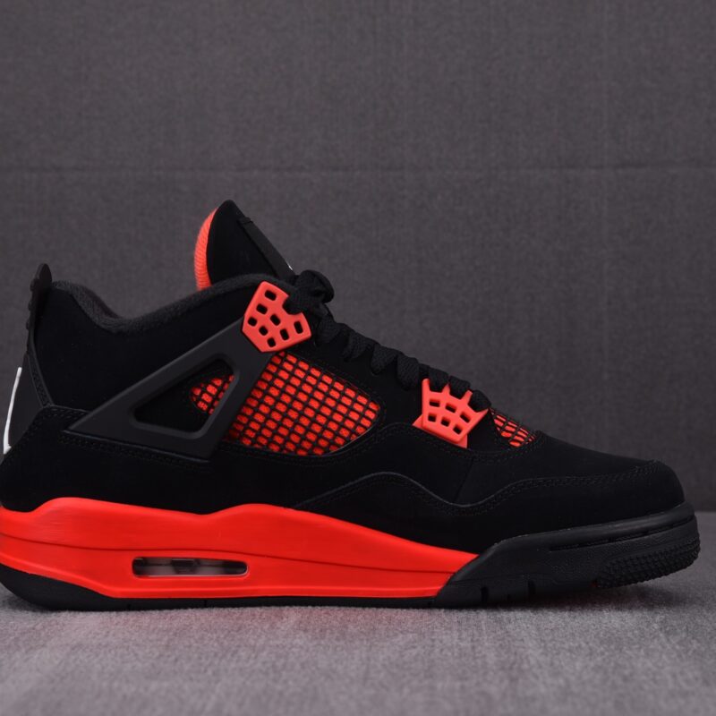 (BEST) Air Jordan 4 Retro 'RED THUNDER'