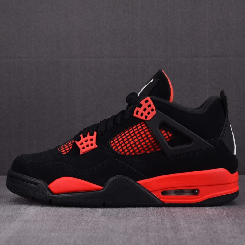 (BEST) Air Jordan 4 Retro 'RED THUNDER'