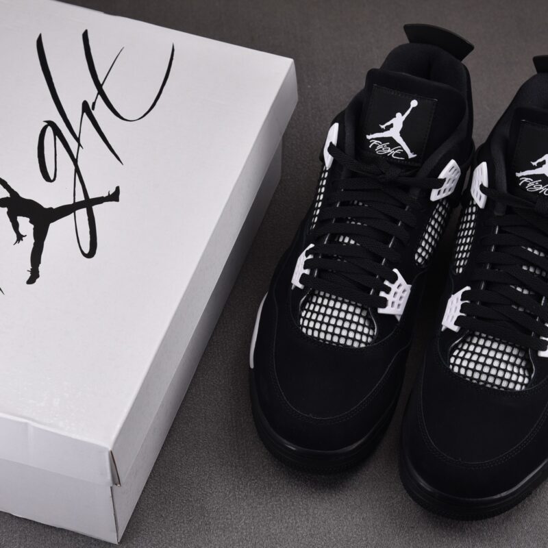 (BEST) Air Jordan 4 Retro 'WHITE THUNDER'